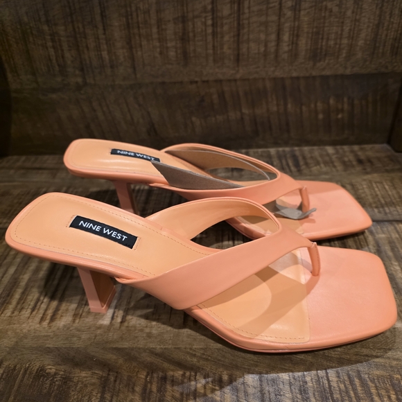 Nine West Nest Creamsicle Heeled Sandals - Picture 3 of 7